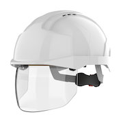 EVO® VISTAshield® Safety Helmet with Integrated Faceshield Vented